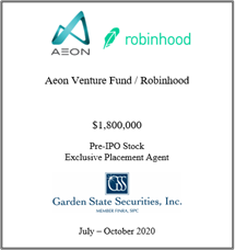 GSS Capital Group selected transaction — Aeon · Juloct2020