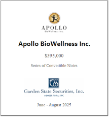 GSS Capital Group selected transaction — Apollo · Junaug2025