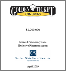 GSS Capital Group selected transaction — Golden · April2019