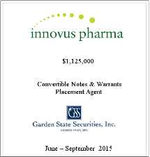 GSS Capital Group selected transaction — Innovus