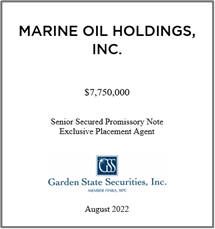 GSS Capital Group selected transaction — Marine · Aug2022