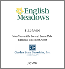 GSS Capital Group selected transaction — Meadows · July2019