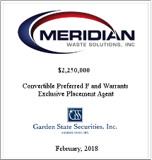 GSS Capital Group selected transaction — Meridian · Febr2018