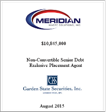GSS Capital Group selected transaction — Meridian
