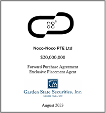 GSS Capital Group selected transaction — Noco2 · Aug2023