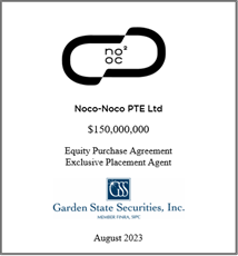 GSS Capital Group selected transaction — Noco · Aug2023