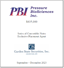 GSS Capital Group selected transaction — Pbi · Septdec2023