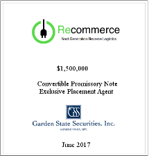 GSS Capital Group selected transaction — Recom · June2017