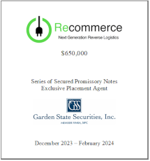 GSS Capital Group selected transaction — Recommerce · Dec2023febr2024