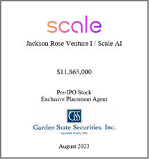 GSS Capital Group selected transaction — Scale · Aug2023