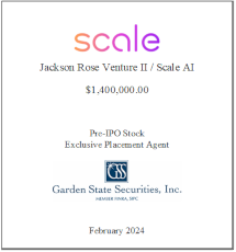 GSS Capital Group selected transaction — Scale · Febr2024