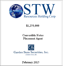 GSS Capital Group selected transaction — Stw