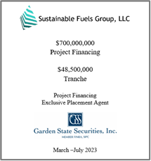 GSS Capital Group selected transaction — Sustainable · Marchjul2023